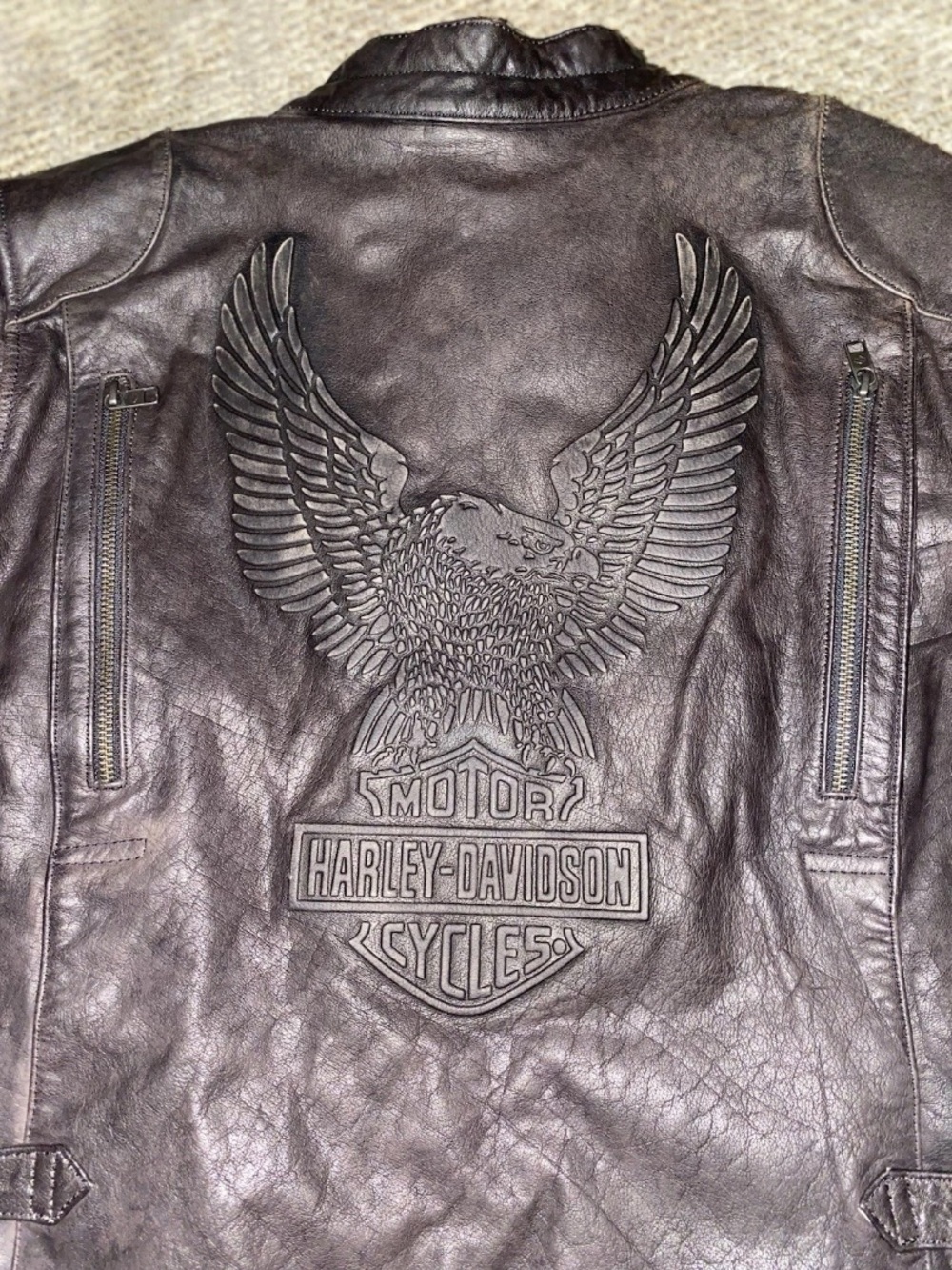 Harley-Davidson Ladies Line Stitcher Leather Jacket 98031-18VW- 2W- DAMAGED - Picture 8 of 16